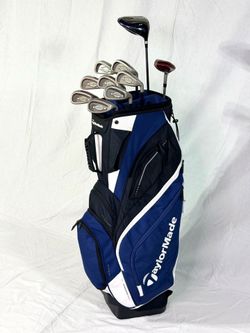 Complete Right Handed RH Golf Club Set | Callaway Big Bertha X-12 Irons, Mizuno Driver, Nike Hybrid + TaylorMade Bag