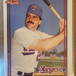 1991 Topps Rafael Palmeiro Baseball Card #295 Mint