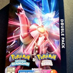 Pokémon Brilliant Diamond & Shining Pearl Double Pack (Sealed) – Bonus Codes & Decals