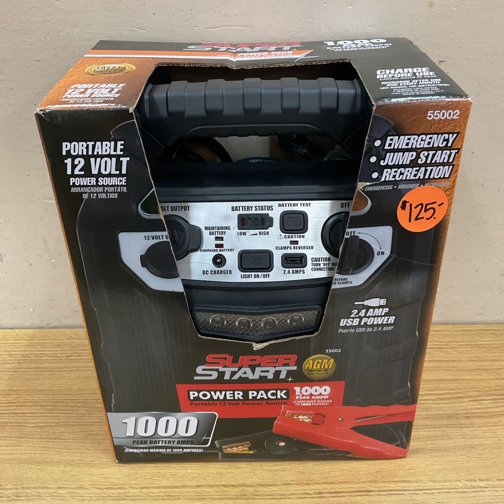 predator portable power station Battery (12/24V) pure copper booster cable & clamps  Predator Power  Products