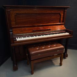Steinway 54.5" Model I Upright Piano | Mahogany, Excellent Condition
