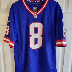 NFL New York Giants Jones 8 Adult Medium Football Jersey 