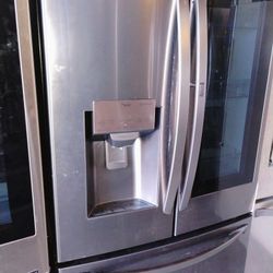 LG BLACK STAINLESS STEEL FRENCH FOOR SHOW CASE INSTA VIEW 