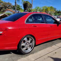Mercedes Benz C250, Low Miles, Clean Title, Smogged, 20"rims, Runs And Drives Great