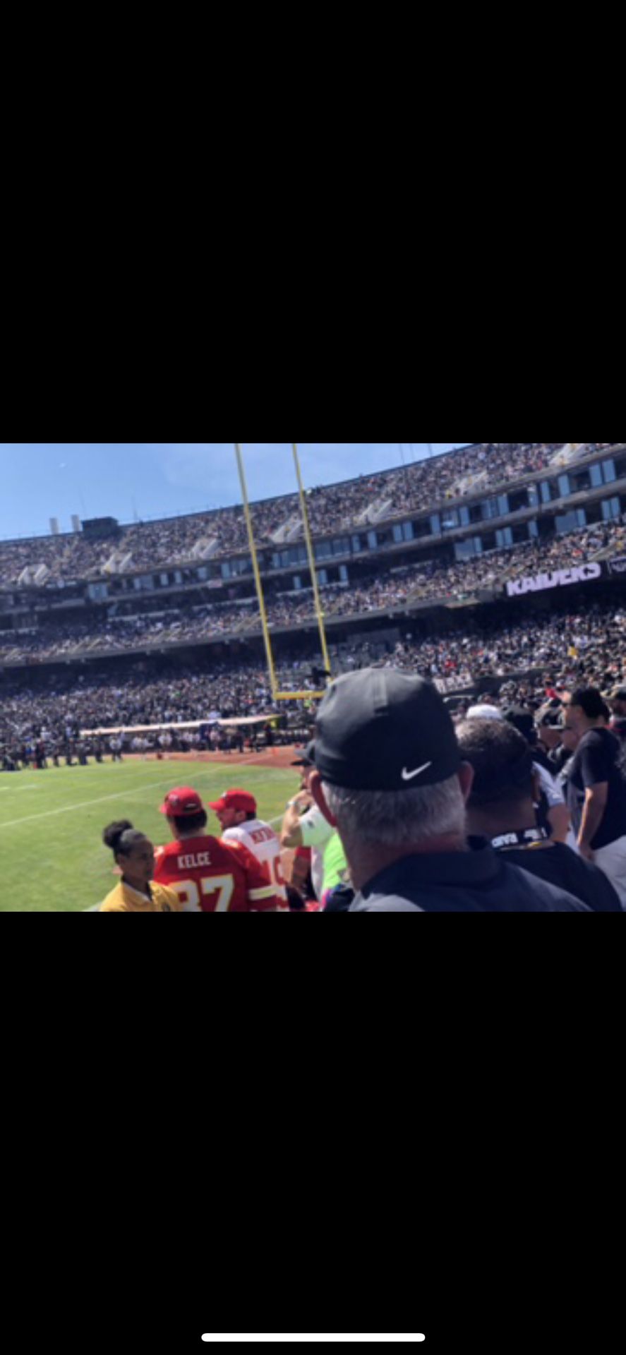 Raiders tickets all games row 5