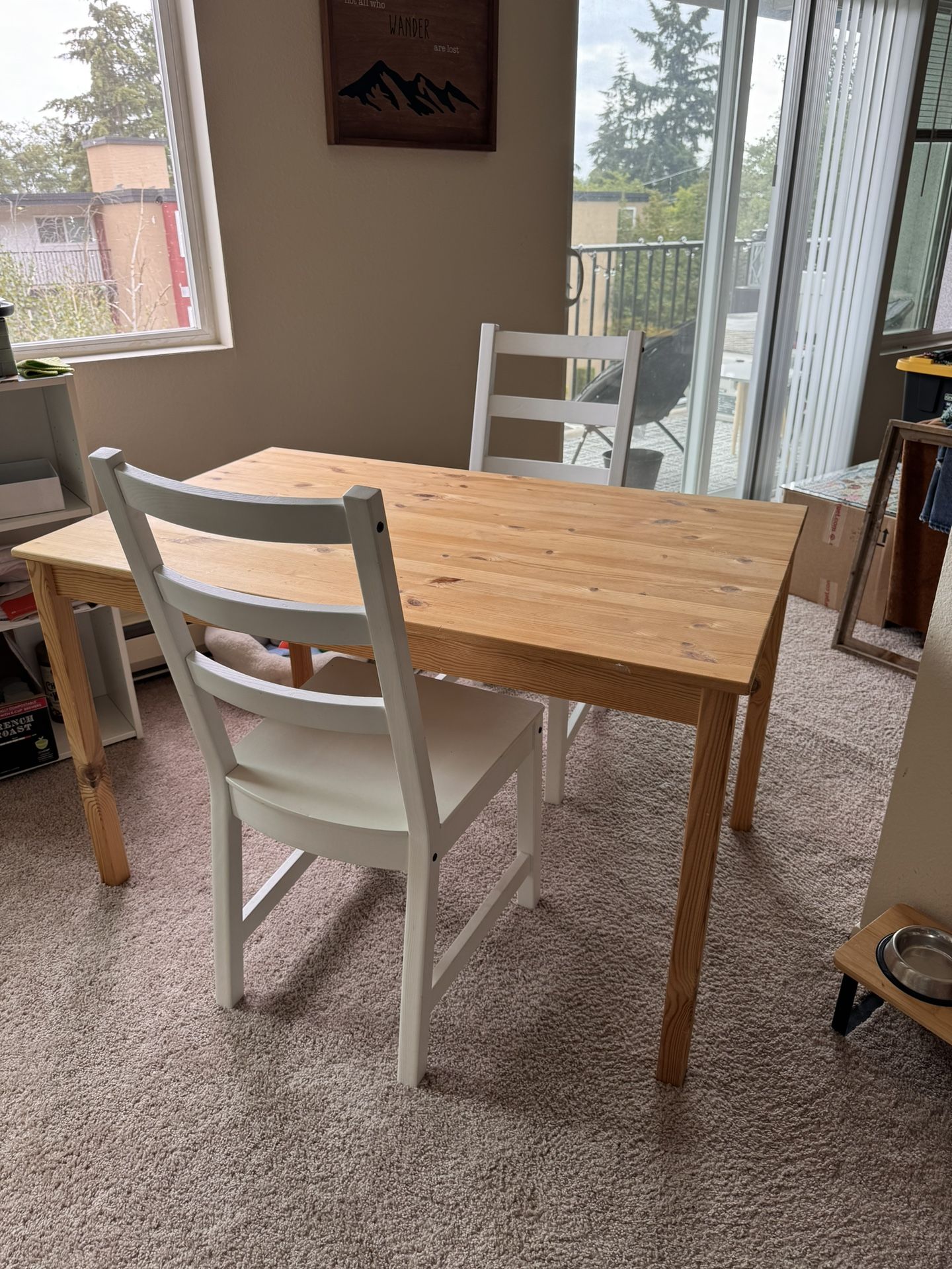 JOKKMOKK Dining Table + 2 Chairs