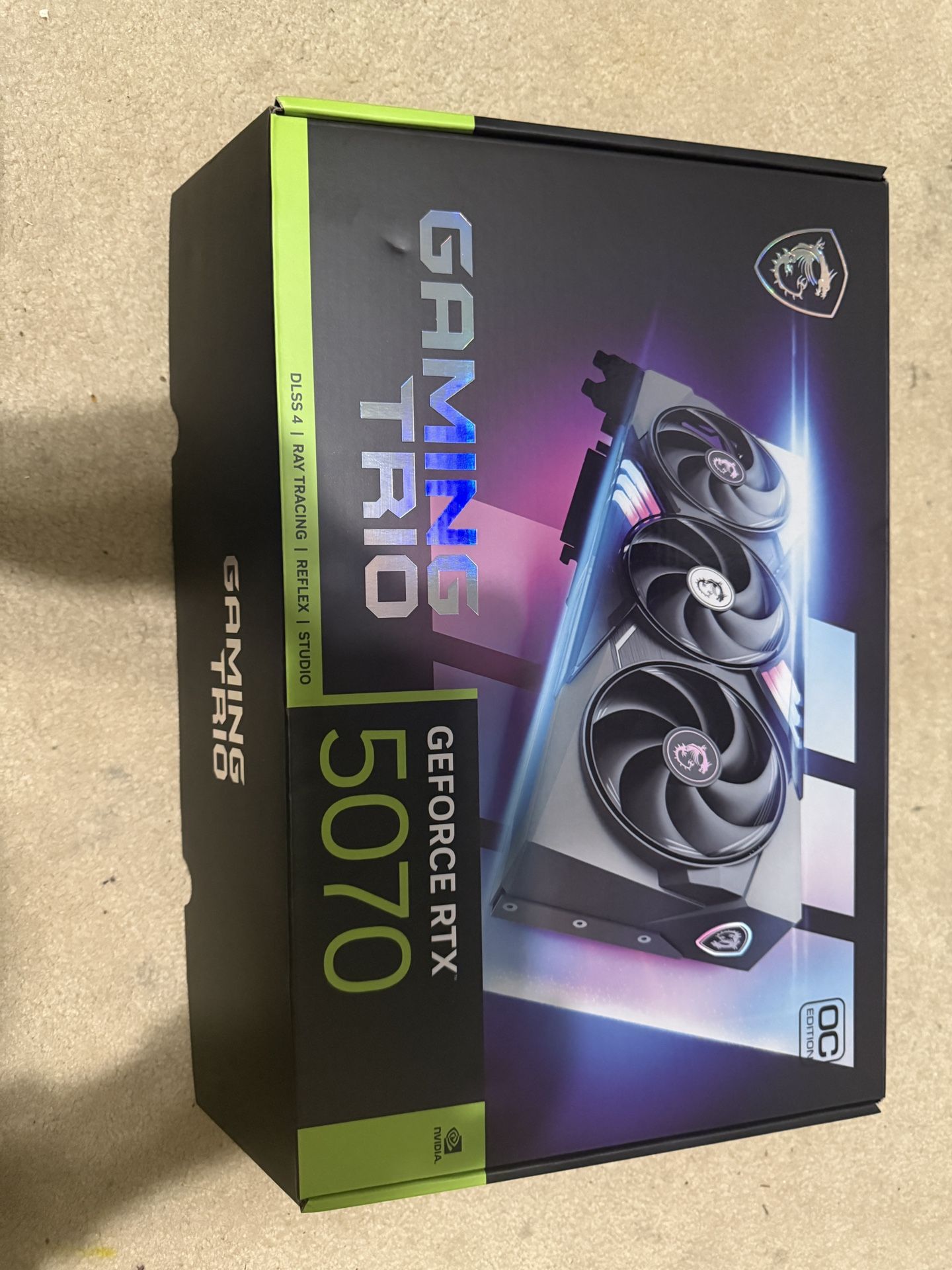 MSI RTX 5070 Gpu, Brand New With Box