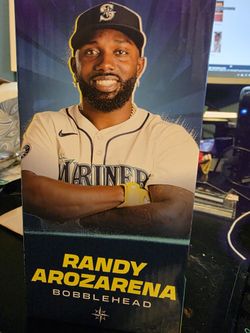 New And In Box - Mariners Randy Arozarena Bobblehead