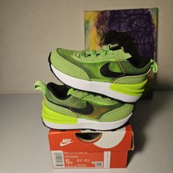 Size 5c - Kids Green Nike's - $45