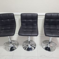 Set De 3 Bar Stools 