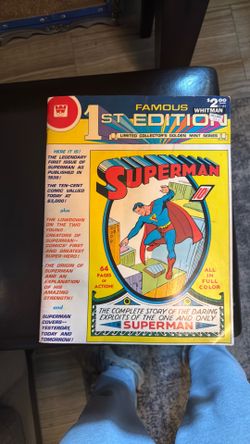 Famous First Edition Superman golden mint series
