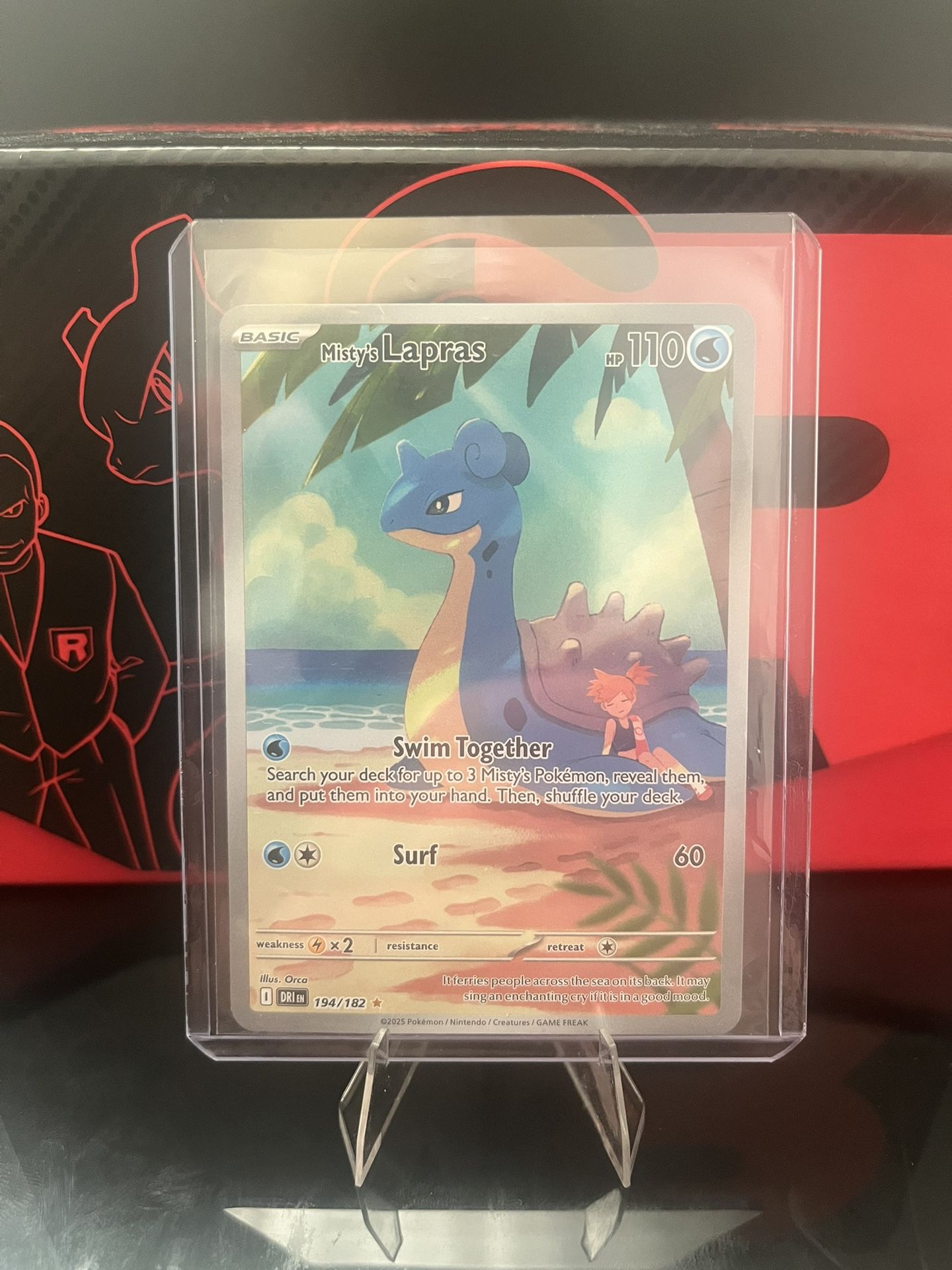 Lapras IR 194/182 Destined Rivals- Near Mint Pokémon