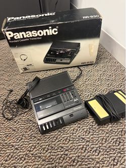 Panasonic RR 830 Cassette Transcriber