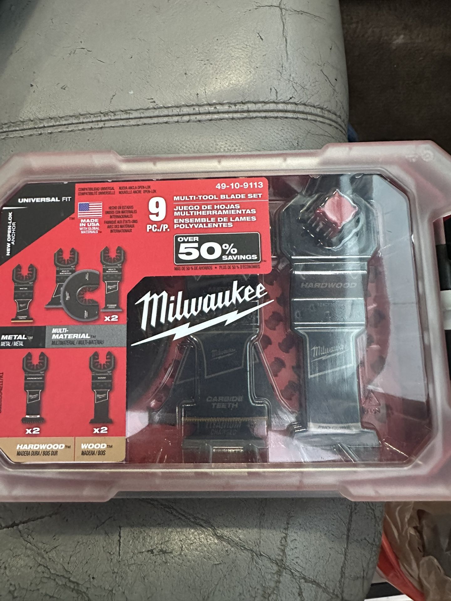 Milwaukee Multi Tool Blades 9pc 