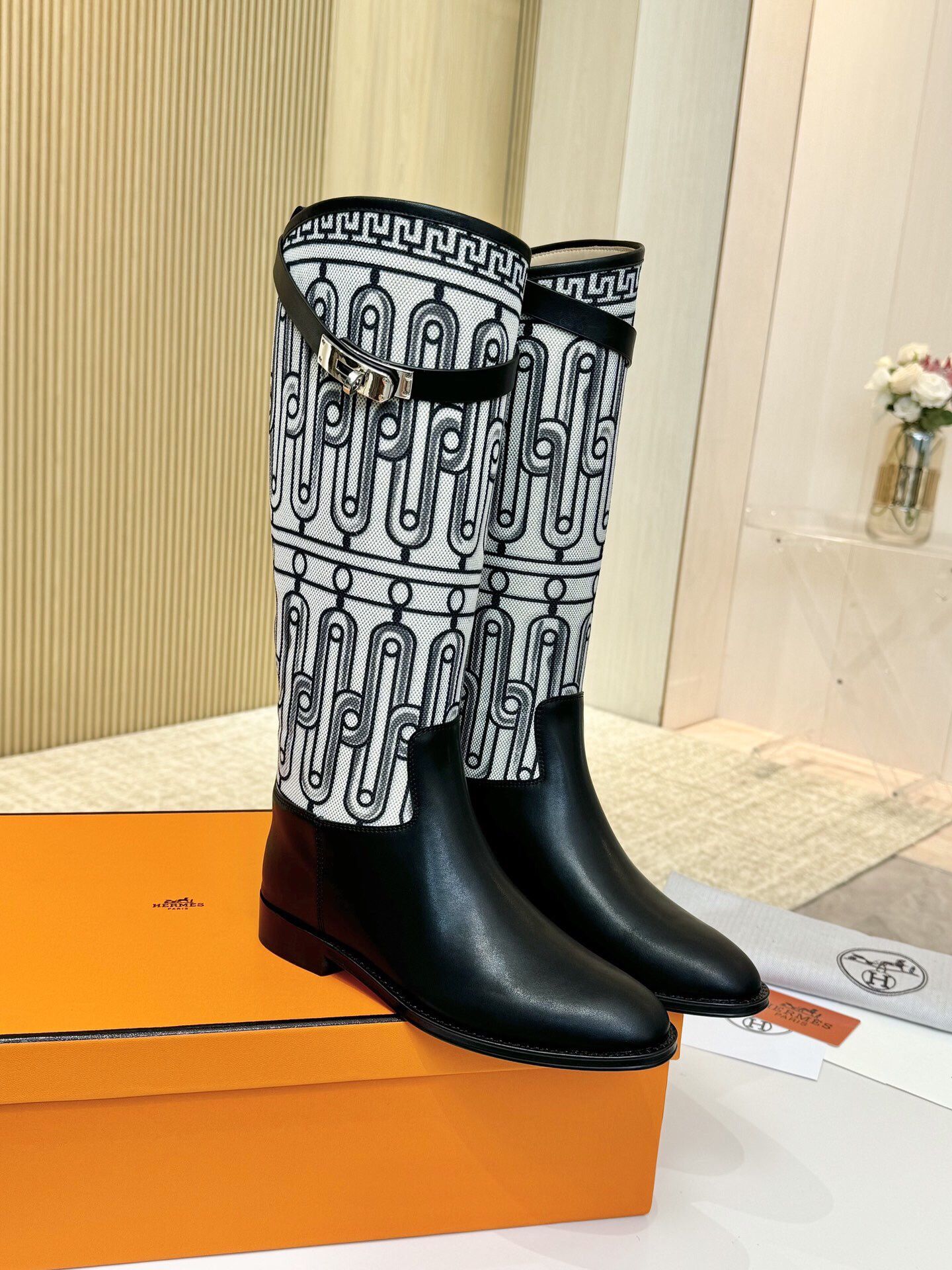 Hermes Women’s Boots With Box 2025 New 