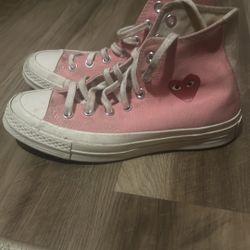 Converse Pink High-Top Sneakers Size 6