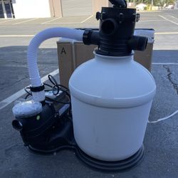  16” Sand Filter 15000 Gal 3/4hp Pump Above-Ground Intex Power Spa Swimming Pool Water Pump 4-Way Val Kit Coleman Media Set Universal Pond  Fountain 