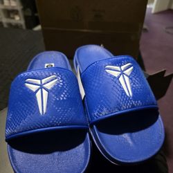 Dodgers Nike Kobe Offcourt Slides Sz 11 Brand New