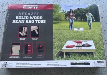 Solid Wood Bean Bag Toss