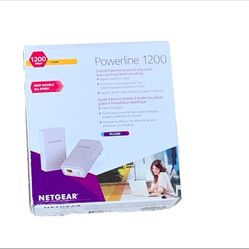 NETGEAR Powerline 1200 Adapter Kit PL1200-100PAS 1200Mbps Gigabit Ethernet