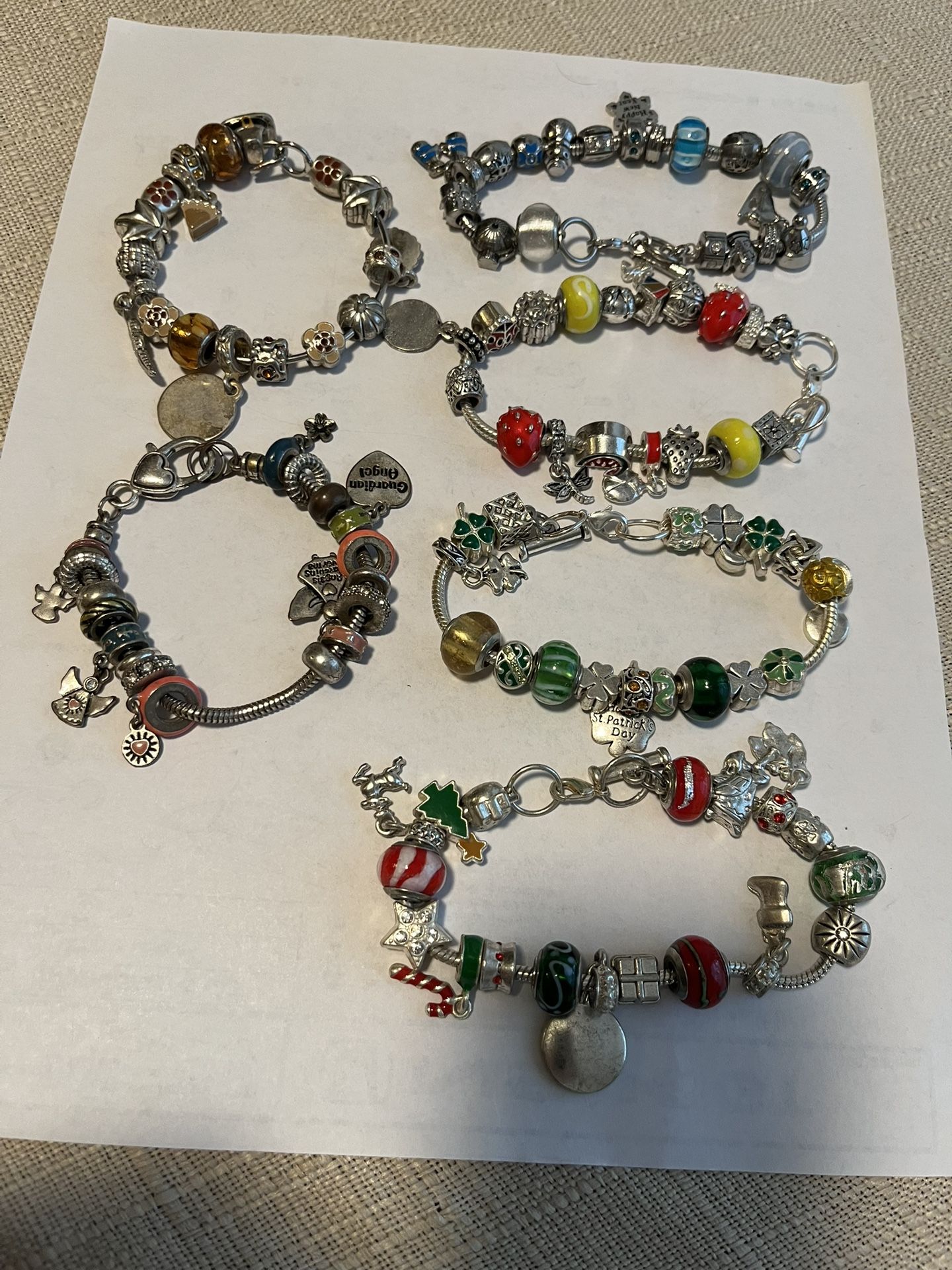 Pandora Style Braclets