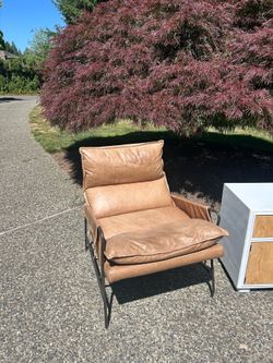 Four Hands Taryn Leather Palermo Chair