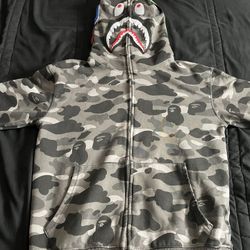 Bape Hoddie Size Large Runs Medium