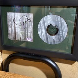 Taylor Swift Folklore Signed CD Framed W/ COA