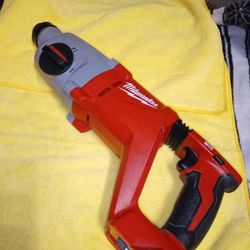 Milwaukee  M18  18V  Lithium Ion Brushless Cordless 1 in. SDS- Plus D-handle Rotary Hammer Drill Like New 