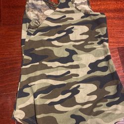 Camo tank top