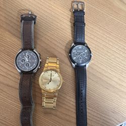 (3 Watches) - Armani Exchange, Nixon, Michael Kors