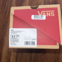 Vans Checkered Pink Size 8.5