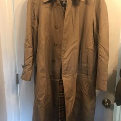 Burberry Classic Rain Trench Coat With Removable Wool Lining 38 Short