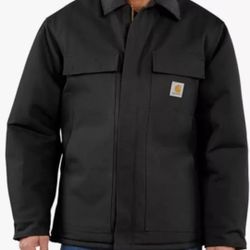 Carhartt Men's Loose Fit Firm Duck Insulated Traditional Coat SIZE 2XL 