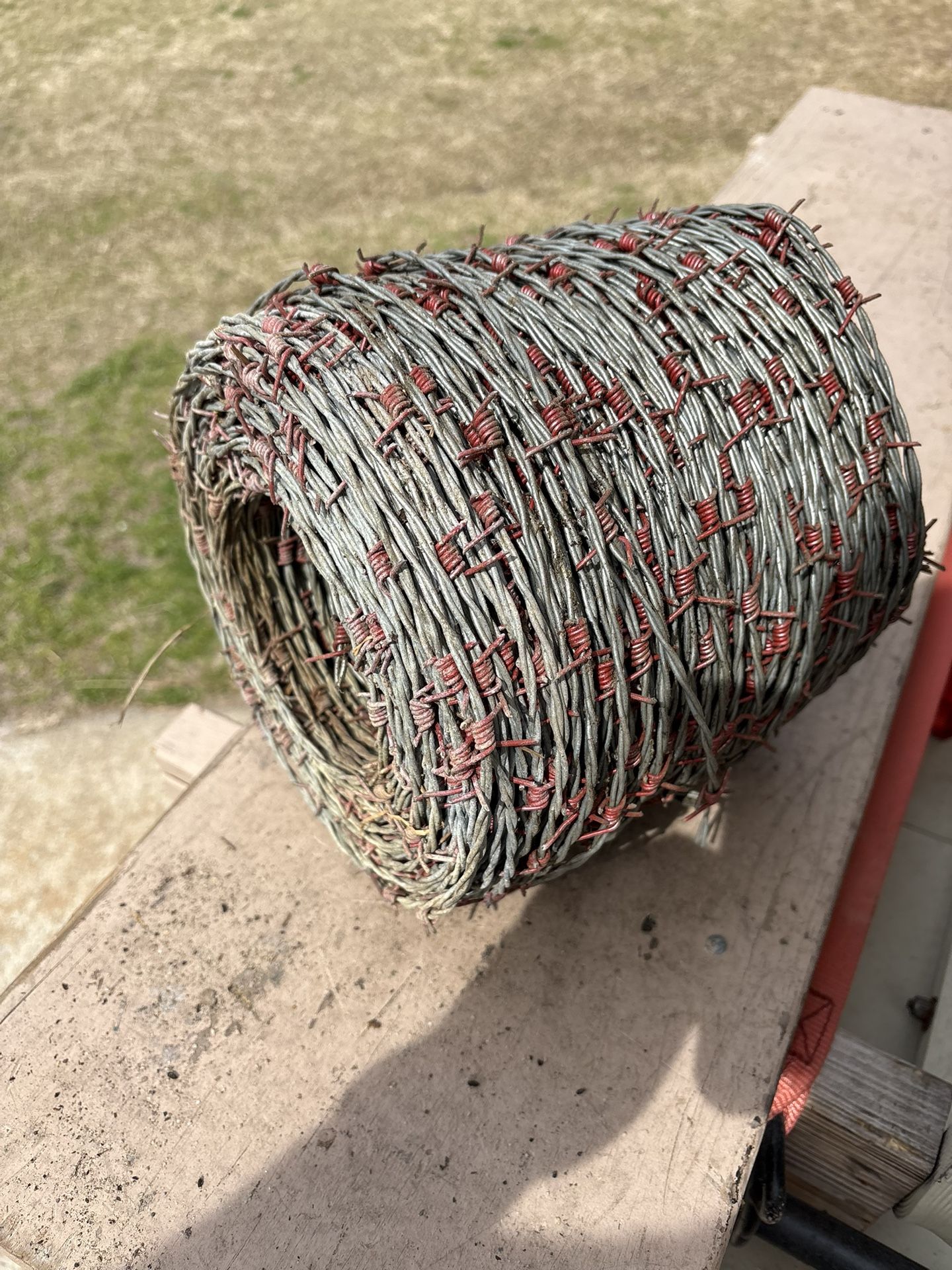 Barbed Wire Roll- Red Band