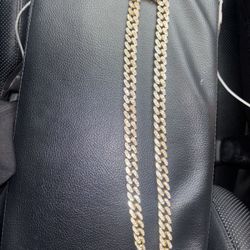CZ Cubic Gold Diamond Chain