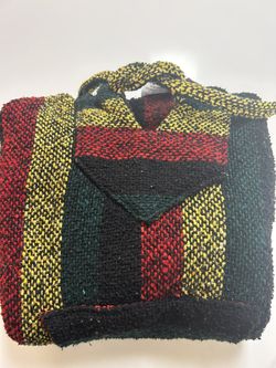Baja Sweater Jacket Mexican American Jamaican Skate Surf Vans 