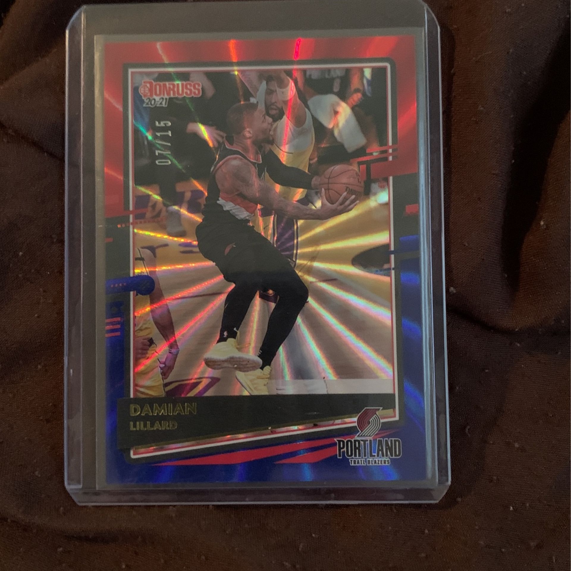 Ssssp Damian Lillard 7/15 Red And Blue Laser