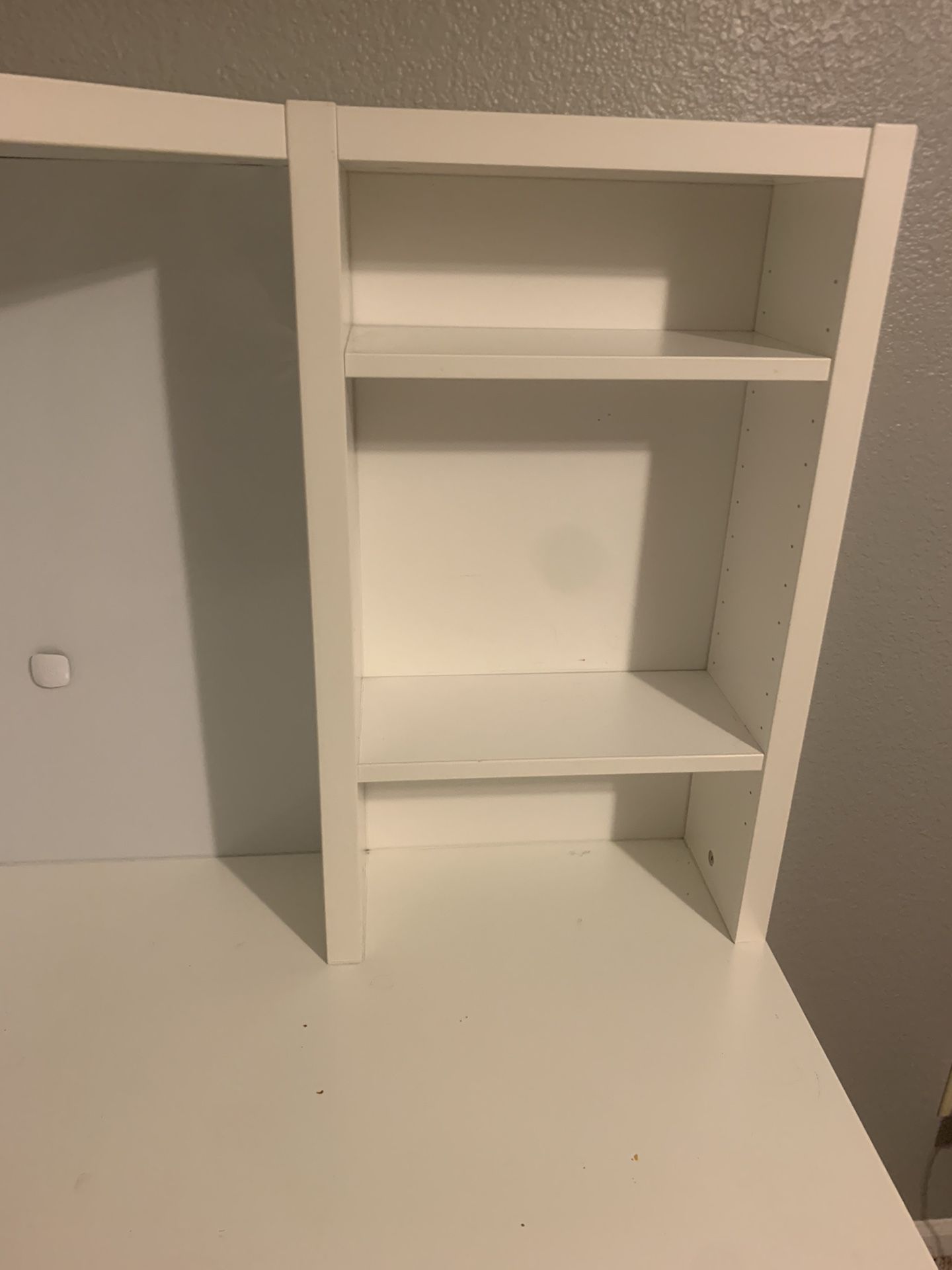 Solid White IKEA Dresser, With Poster Board, Lots Of Cubbies
