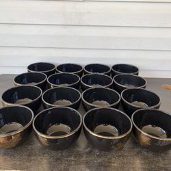 Holiday 08 Gilded Noel Stoneware 5.5" Cereal Bowls set of 16