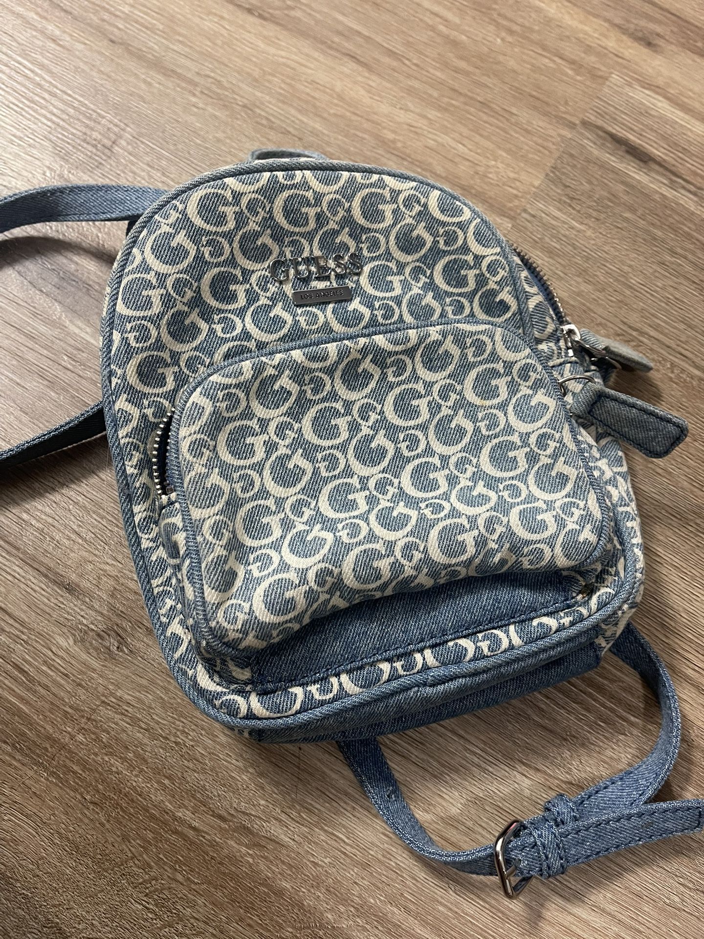 Denim Jean Guess Mini Backpack Super Cute!