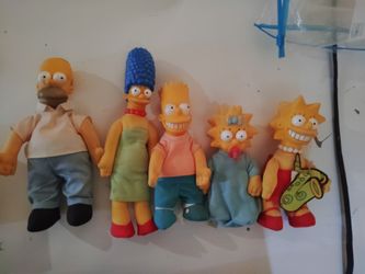 Vintage Plush Dolls The Simpsons