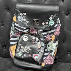 HTF Night Before Christmas Large Backpack