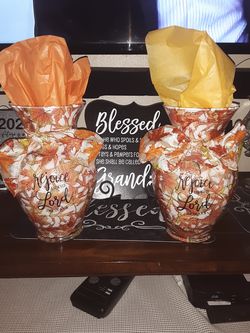 Hand crafted Fall Vases by Gina