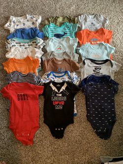 Onesies and pants 6-9 month old
