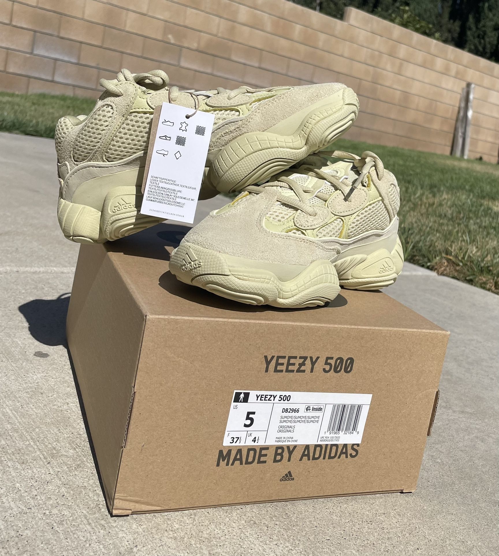 Supermoon Yellow Yeezy 500 The adidas YEEZY 500  main image 2
