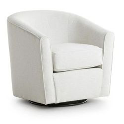 Qty 3 New Kevin Charles Fine Upholstery Asheville Hailey Light Beige Swivel Glider