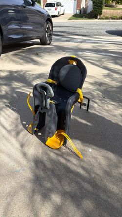 Rear-Mount Child Bike Seat with Harness