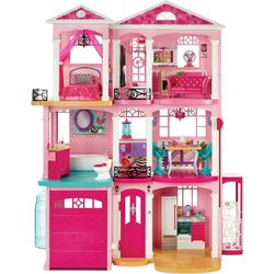 2013 Mattel, Three Story Pink Finish Dollhouse Dreamhouse Townhouse