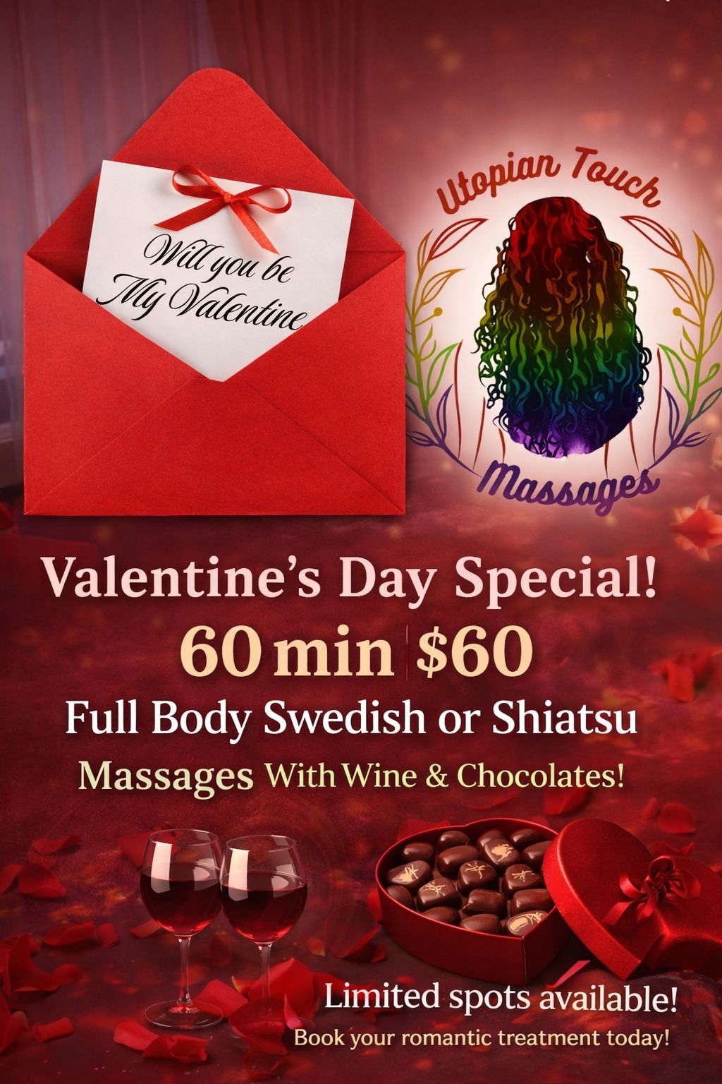 February only 60$ massage 